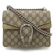 Gucci Vintage Pre-owned Canvas gucci-vskor Beige, Dam