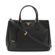 Prada Vintage Pre-owned Laeder handvskor Black, Dam