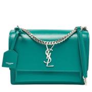 Yves Saint Laurent Vintage Pre-owned Laeder handvskor Green, Dam