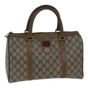 Gucci Vintage Pre-owned Canvas handvskor Beige, Dam