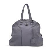 Yves Saint Laurent Vintage Pre-owned Laeder axelremsvskor Gray, Dam