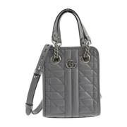 Gucci Vintage Pre-owned Laeder gucci-vskor Gray, Dam