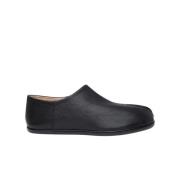 Maison Margiela Svart läder Tabi moccasin Black, Herr