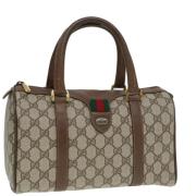 Gucci Vintage Pre-owned Canvas handvskor Beige, Dam