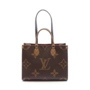 Louis Vuitton Vintage Pre-owned Laeder handvskor Beige, Dam