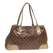 Gucci Vintage Pre-owned Canvas gucci-vskor Brown, Dam