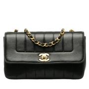 Chanel Vintage Pre-owned Laeder chanel-vskor Black, Dam