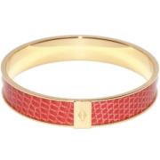 Hermès Vintage Pre-owned Laeder armband Red, Dam