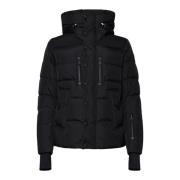 Moncler Svart Nylon Dragkedja Jacka Black, Herr