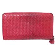 Bottega Veneta Vintage Pre-owned Laeder plnbcker Red, Dam