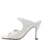 Bottega Veneta Vintage Pre-owned Laeder sandaler White, Dam