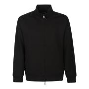 Emporio Armani Dragkedja Sweatshirt Black, Herr