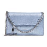 Stella McCartney Blå Falabella Mini Väska med Kedja Blue, Dam