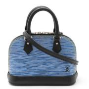 Louis Vuitton Vintage Pre-owned Laeder louis-vuitton-vskor Blue, Dam