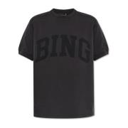 Anine Bing T-shirt Jaylin Black, Dam