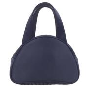 Yves Saint Laurent Vintage Pre-owned Canvas handvskor Blue, Dam