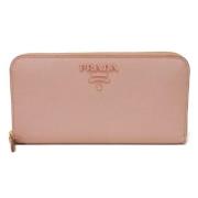 Prada Vintage Pre-owned Laeder plnbcker Pink, Dam