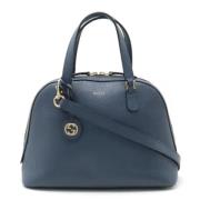 Gucci Vintage Pre-owned Laeder gucci-vskor Blue, Dam