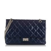 Chanel Vintage Pre-owned Laeder crossbodyvskor Blue, Dam