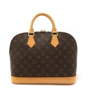 Louis Vuitton Vintage Pre-owned Canvas handvskor Brown, Dam