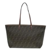 Fendi Vintage Pre-owned Canvas totevskor Brown, Dam