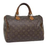 Louis Vuitton Vintage Pre-owned Canvas handvskor Brown, Dam