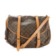 Louis Vuitton Vintage Pre-owned Canvas louis-vuitton-vskor Brown, Dam