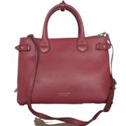 Burberry Vintage Pre-owned Laeder handvskor Red, Dam