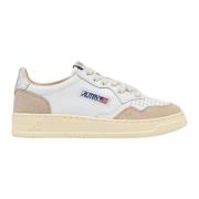 Autry Vita tennissneakers med mockainsatser White, Dam