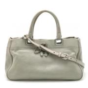 Prada Vintage Pre-owned Laeder prada-vskor Gray, Dam