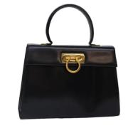 Salvatore Ferragamo Pre-owned Pre-owned Laeder handvskor Black, Dam