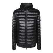 Moncler Lyxig Fjäderfodrad Dunjacka Black, Dam