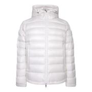 Moncler Quiltad huva dunjacka White, Herr