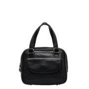 Burberry Vintage Pre-owned Laeder axelremsvskor Black, Dam