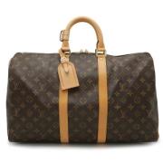 Louis Vuitton Vintage Pre-owned Canvas handvskor Brown, Dam