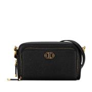 Dior Vintage Pre-owned Laeder axelremsvskor Black, Dam