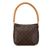 Louis Vuitton Vintage Pre-owned Canvas handvskor Brown, Dam