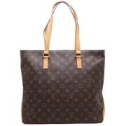 Louis Vuitton Vintage Pre-owned Canvas axelremsvskor Brown, Dam