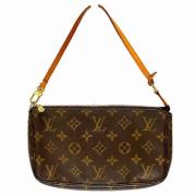 Louis Vuitton Vintage Pre-owned Canvas handvskor Brown, Dam