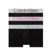 Calvin Klein Low Rise Trunk Pack i svart Multicolor, Herr