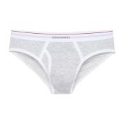 Dsquared2 Grå Logo Briefs Klassisk Modell Gray, Herr