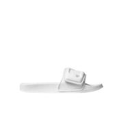 Jimmy Choo Vita Fitz logotyp sandaler White, Dam