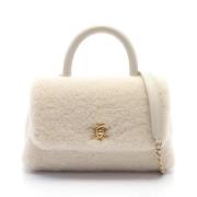 Chanel Vintage Pre-owned Tyg chanel-vskor White, Dam