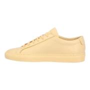 Common Projects Laeder sneakers Yellow, Dam