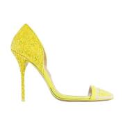 Sophia Webster Gul Lime Kristall Stilettklackar Yellow, Dam