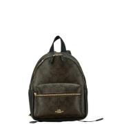 Coach Pre-owned Pre-owned Canvas ryggsckar Brown, Dam