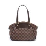 Louis Vuitton Vintage Pre-owned Canvas axelremsvskor Brown, Dam