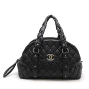 Chanel Vintage Pre-owned Laeder chanel-vskor Black, Dam