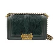 Chanel Vintage Pre-owned Laeder balenciaga-vskor Green, Dam