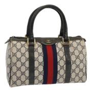 Gucci Vintage Pre-owned Canvas gucci-vskor Beige, Dam